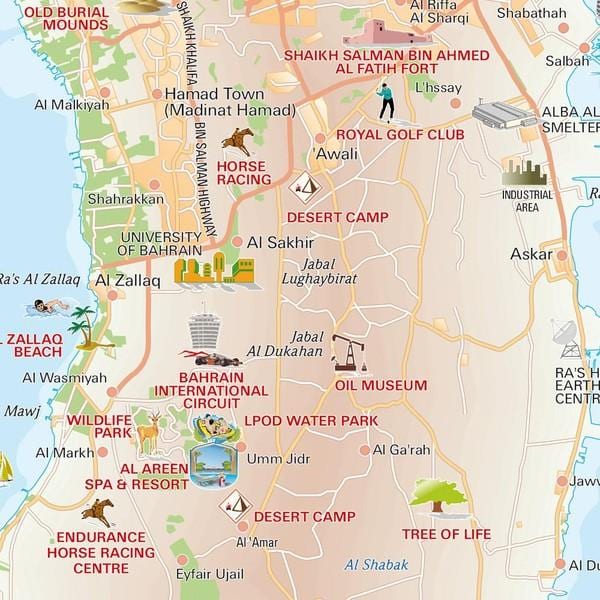 mapa da árvore da vida, Bahrein