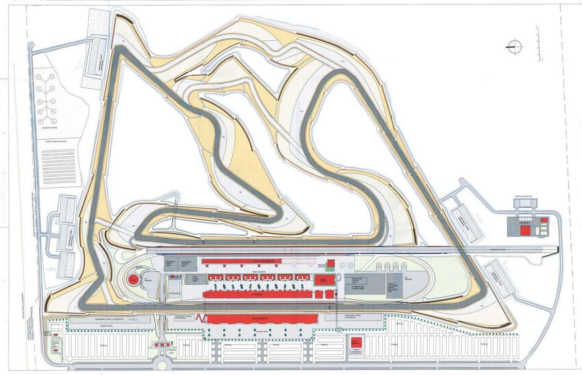 Bahrein circuito mapa