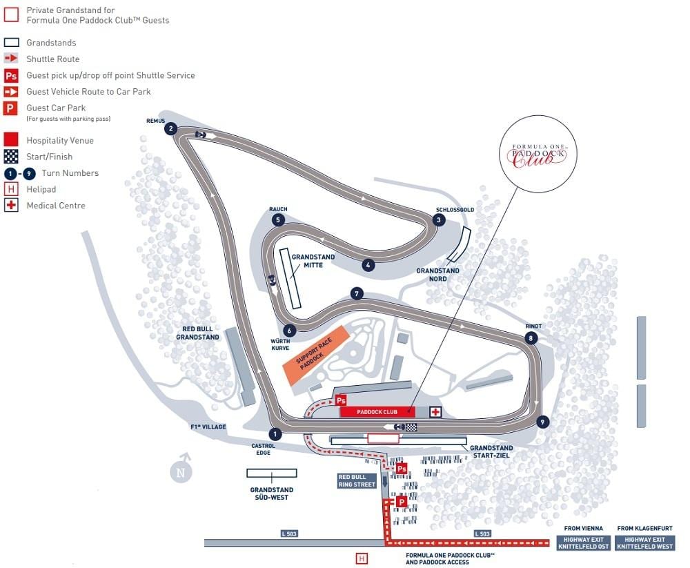 mapa do gp do Bahrein